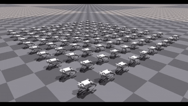 Centroidal control deployment in simulation
