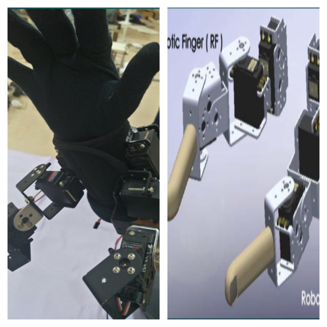 SRF wearable glove and finger assembly